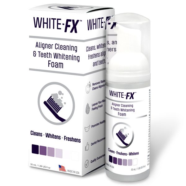 White-FX Aligner Cleaning & Teeth Whitening Foam